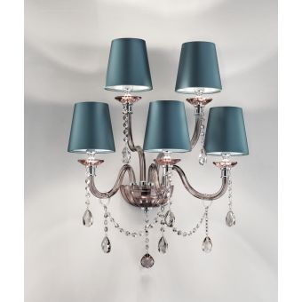 Euroluce Lampadari / Wall Sconces / Arcobaleno Fumè A5 Shade