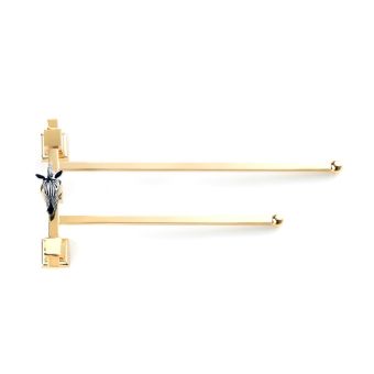 Il Paralume Marina / Doppelte Handtuchhalter / BA544/ORO24