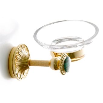 Il Paralume Marina / Seifenschalen / BA689/ORO24/MALACHITE