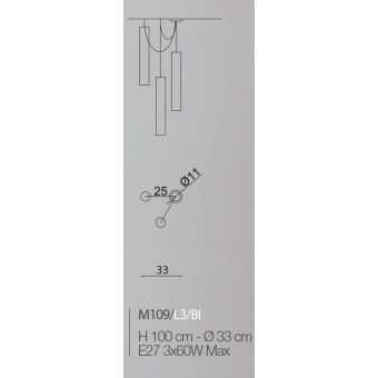 Il Paralume Marina / Kronleuchter / M109/L3