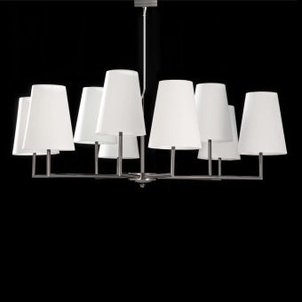 Aiardini Milano / Kronleuchter / Metropolitan mit Lampenschirmen COD 328 B