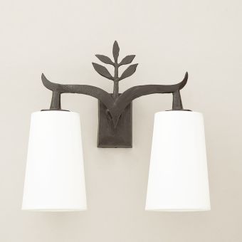 Objet Insolite / Bronzene Wandleuchten / Applique Alia