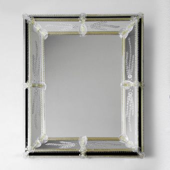 Glass & Glass Murano / Murano Wandspiegel / ART. MIR 180
