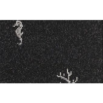 Bisazza / Mosaico - Decorations / Corals & Seahorses Black (Luxe)