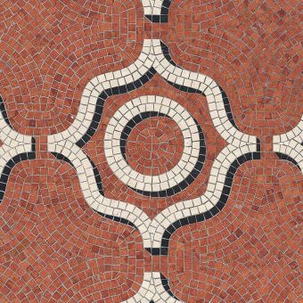 Bisazza / Marmosaico - Decorations / Coronaro Rosso