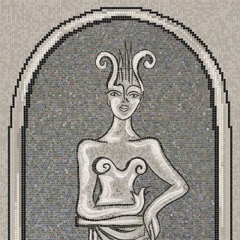 Bisazza / Mosaico - Decorations / Lyre Grise (Timeless)