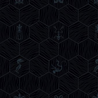 Bisazza / Wood - Decorations / New Gingham Notte