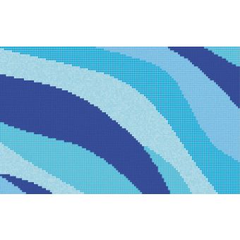 Bisazza / Mosaico - Decorations / Onde 20 Celeste (Pools)