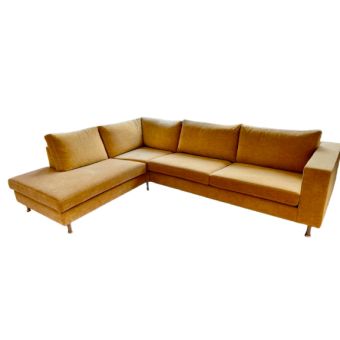 Boconcept /  Sofas / Indivi / Corner sofa with lounge module golden beige Napoli / In stock