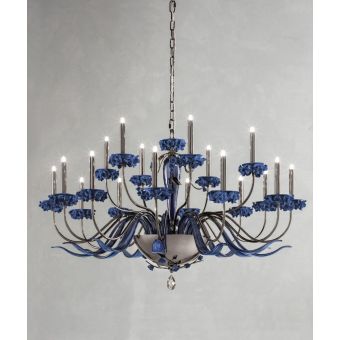 Euroluce Lampadari / Chandeliers / Bora L12+6 Blue
