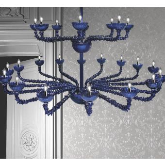 Glass & Glass Murano / Kronleuchter / Contemporary Venetian chandeliers C-1920/24
