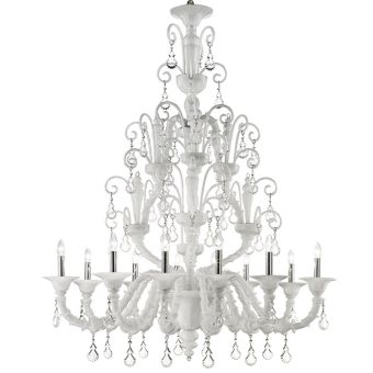 Glass & Glass Murano / Kronleuchter / Traditional Venetian chandeliers C-1980/12