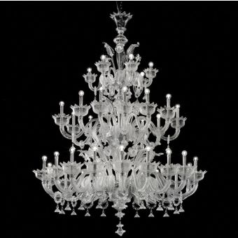 Glass & Glass Murano / Kronleuchter / Traditional Venetian chandeliers C-2208/36