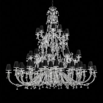 Glass & Glass Murano / Kronleuchter / Traditional Venetian chandeliers C-2302/52P
