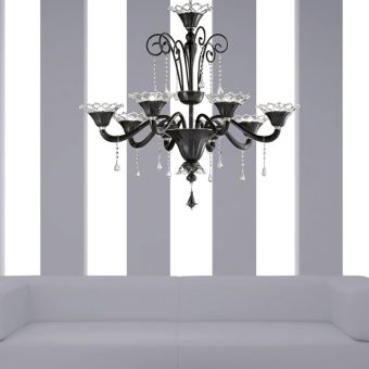 Glass & Glass Murano / Kronleuchter / Contemporary Venetian chandeliers C-27063/8