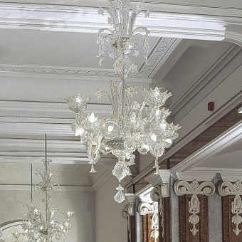 Glass & Glass Murano / Kronleuchter / Traditional Venetian chandeliers C-Forte-8/15