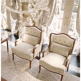 Keoma / Armchairs / Federica: Sofa, Armchair, Table