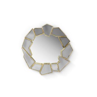 Luxxu / Wandspiegel / Crackle Round