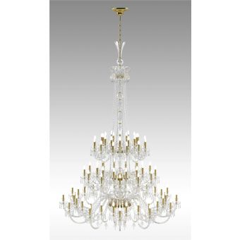 Italian Luxury Lighting / Chandeliers / Elegance Large Crystal 84 Lights D1200 084