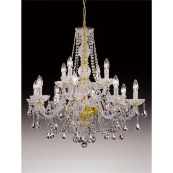 Italian Luxury Lighting / Chandeliers / Elegance Crystal 12 Lights D1303 012