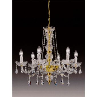 Italian Luxury Lighting / Chandeliers / Elegance Crystal 6 Lights D1304 006