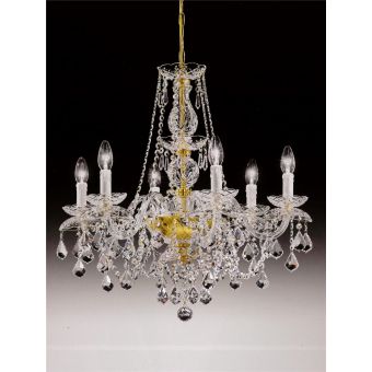 Italian Luxury Lighting / Chandeliers / Elegance Crystal 6 Lights D1306 006