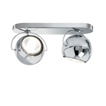 Fabbian / Spotleuchten / Beluga Steel D57 Wall & Ceiling 2 spots
