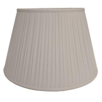 Elstead Lighting / Lampshades / 20 Cotton Box Pleat Oyster 51 cm