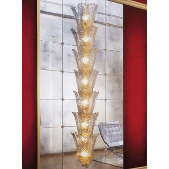 Arte Veneziana / Wandleuchten / Edera Art Déco Handcrafted LVW-AVA-004-AD42