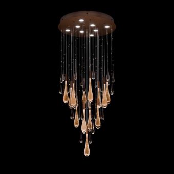 Fine Art Handcrafted Lighting / Pendants & Suspension Lights / Rain Round 100137