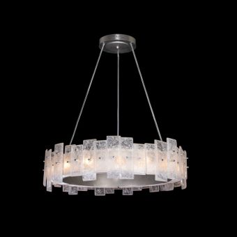 Fine Art Handcrafted Lighting / Pendant Lights / Lunea 33″ Round 910340 