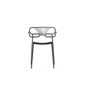 Traba / Chairs / Genoa Met Pu Cross Armchair TR-0048 MET CROSS PU