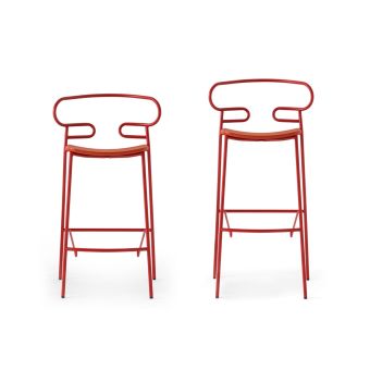 Traba / Outdoor Stools / Genoa Met Pu Stool TR-0049 MET PU