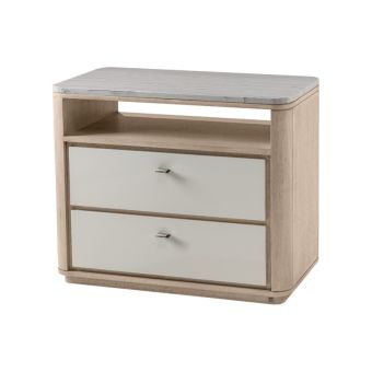 Adriana Hoyos / Nachttische & Beistelltische / Gem Nightstand 201 (Drawer Front - High Gloss)