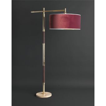 Officina Ciani / Floor Lamps / Brass HL1006FL-1-dw Galuchat