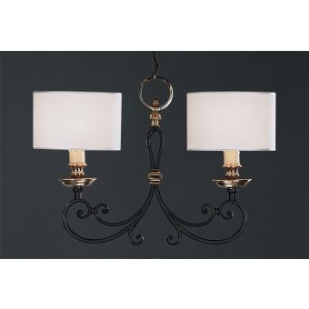 Officina Ciani / Chandeliers / Iron with Brass Details HL1018CH-2 Opanca