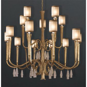 Officina Ciani / Chandeliers / with Crystal Pensants HL1059CH-15 Rialto