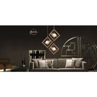 Mechini / Pendant Lights / White Glass Lampshade L-Sight-1