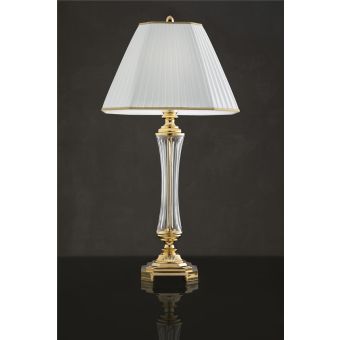 Italian Luxury Lighting / Table Lamps / Gold with Lampshade LF1001