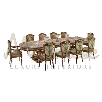 Modenese Luxury Interiors / Esstische / Louis XIV Marmor