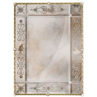 Arte Veneziana / Wandspiegel / Maravegia Venetian Style MVX-AVA-001-0101