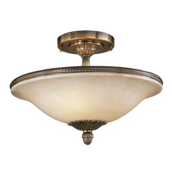 Mariner / Chandeliers / Casted Bronze / White Alabaster 19011