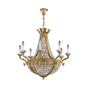 Mariner / Kronleuchter / Bronzeguss / Swarovski Elements 19601