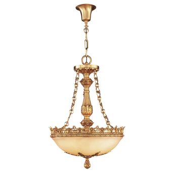 Mariner / Pendelleuchten / Bronzeguss / Alabaster 18939