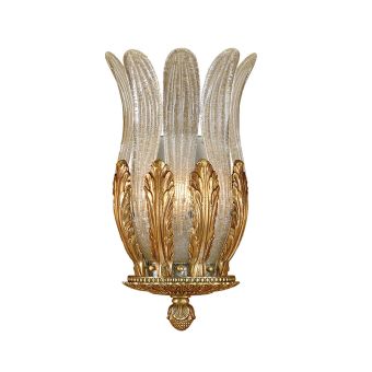 Mariner / Wandleuchten / Bronzeguss / Venezianisches Glas 19521