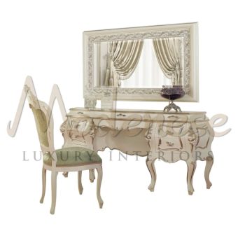 Modenese Luxury Interiors / Frisiertische / Luxus Schminktisch mit 7 Schubladen