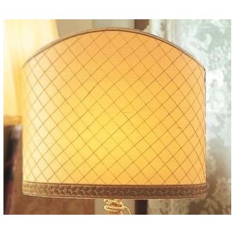 Il Paralume Marina / Lampshades /  Half oval lampshade closed behind with upper hump