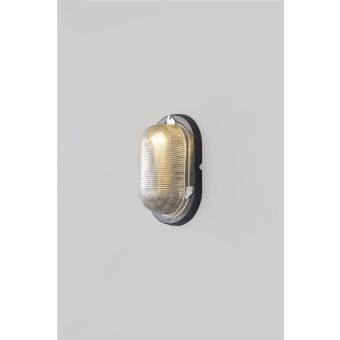 Original BTC / Wall Lights / Oval Aluminium Bulkhead 7001