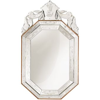 Arte Veneziana / Wandspiegel / Pavone Venetian Style MVX-AVA-004-M35S