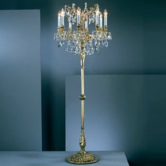 Preciosa / Kristall Stehleuchte Louis XV Stil / Pantheon FR 5345/00/008